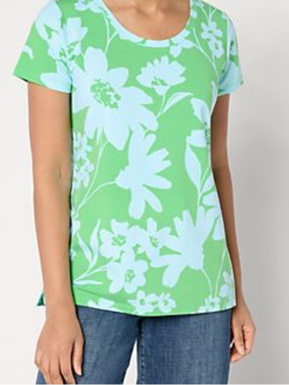 Belle by Kim Gravel Primabelle Knit Born to Bloom Scoop Neck
Top